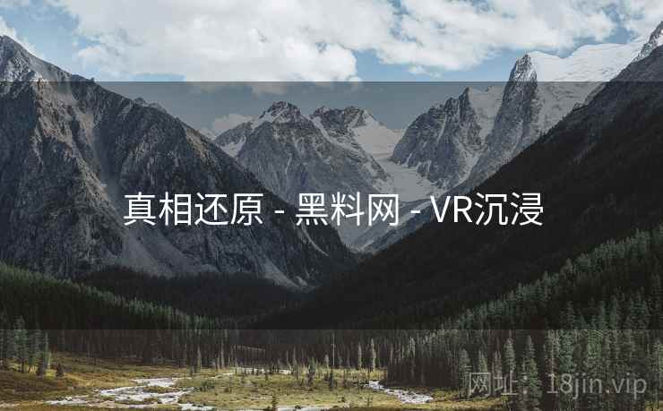 真相还原 - 黑料网 - VR沉浸