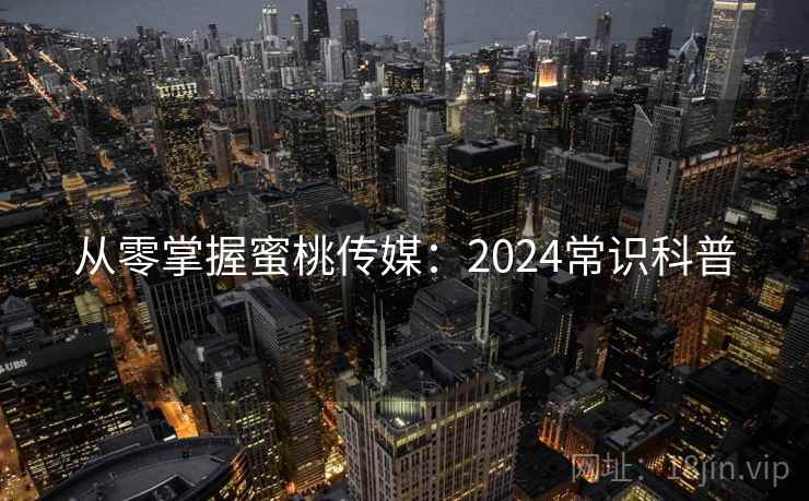 从零掌握蜜桃传媒：2024常识科普