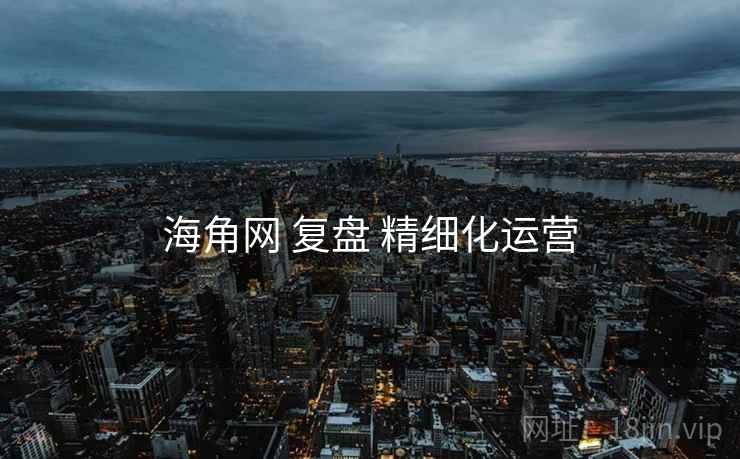 海角网 复盘 精细化运营