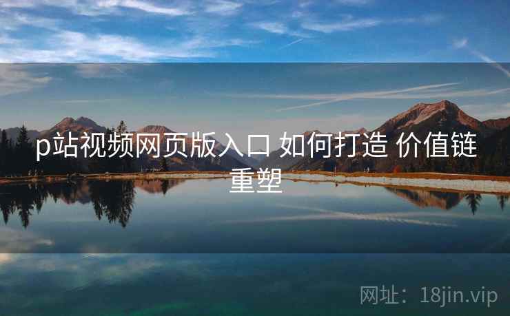 p站视频网页版入口 如何打造 价值链重塑