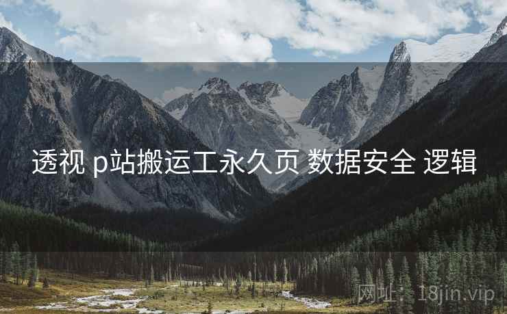 透视 p站搬运工永久页 数据安全 逻辑