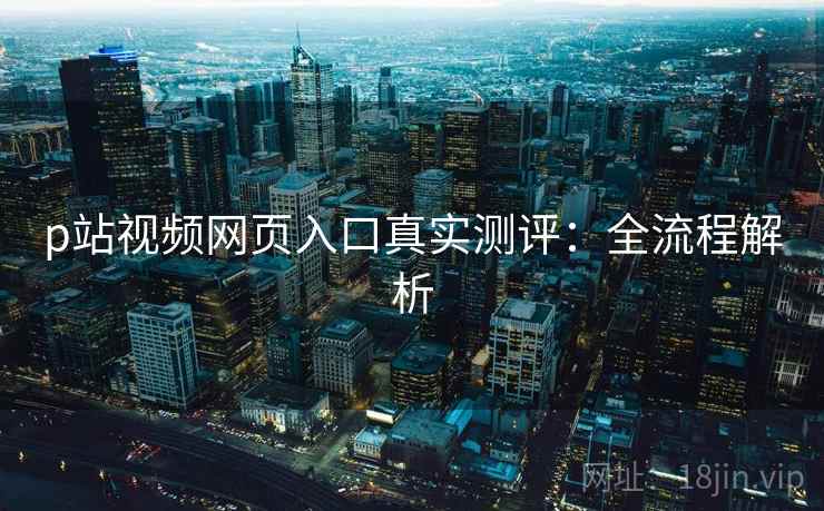 p站视频网页入口真实测评：全流程解析