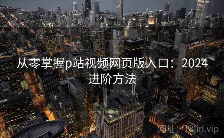 从零掌握p站视频网页版入口：2024进阶方法
