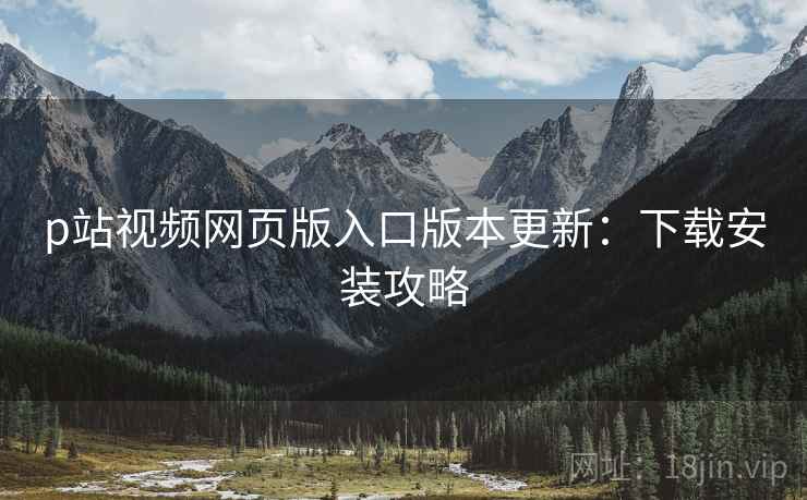 p站视频网页版入口版本更新：下载安装攻略